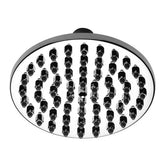 SOFFIONE DOCCIA TONDO IN OTTONE CROMATO EFFETTO GETTO PIOGGIA MODELLO RAIN